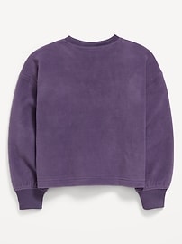 Image number 3 showing, Long-Sleeve Microfleece Top for Girls