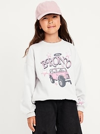 Image number 1 showing, Ford Bronco™ Oversized Graphic Tunic Sweatshirt for Girls