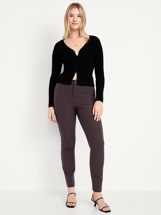 L'image numéro 6 présente Pantalon Pixie ajusté à taille haute longueur cheville