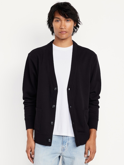 Cardigan en molleton