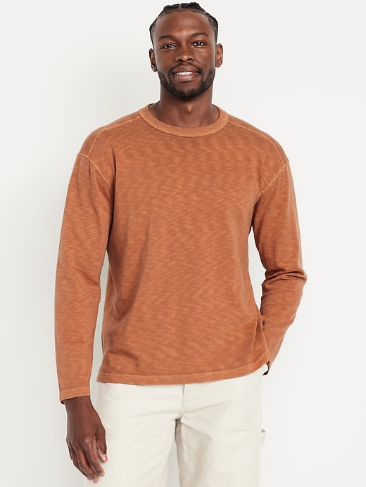 Image number 1 showing, Heavyweight Slub-Knit T-Shirt