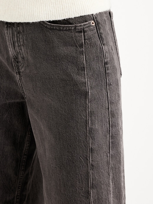 Image number 4 showing, High-Waisted Barrel Ankle Jeans