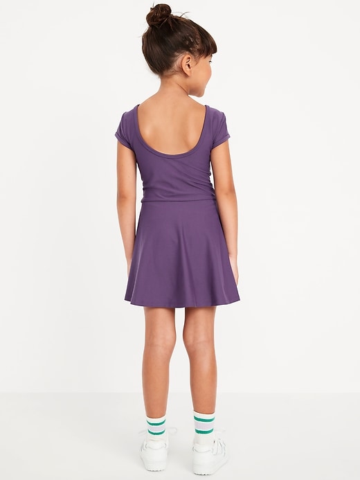 Image number 2 showing, PowerSoft Short-Sleeve Athletic Dress for Girls