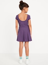 Image number 2 showing, PowerSoft Short-Sleeve Athletic Dress for Girls