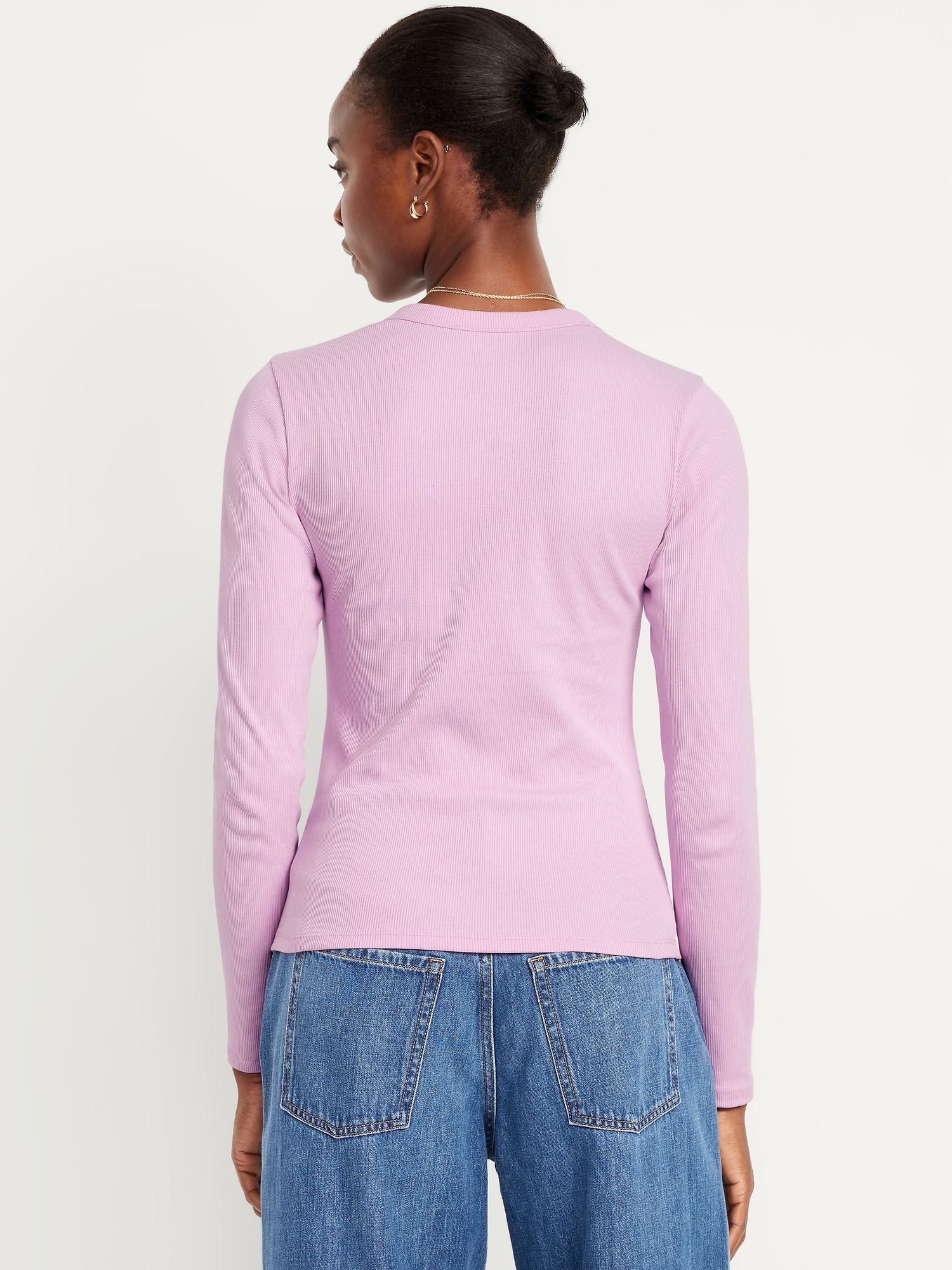 Snug Long-Sleeve Crew-Neck T-Shirt