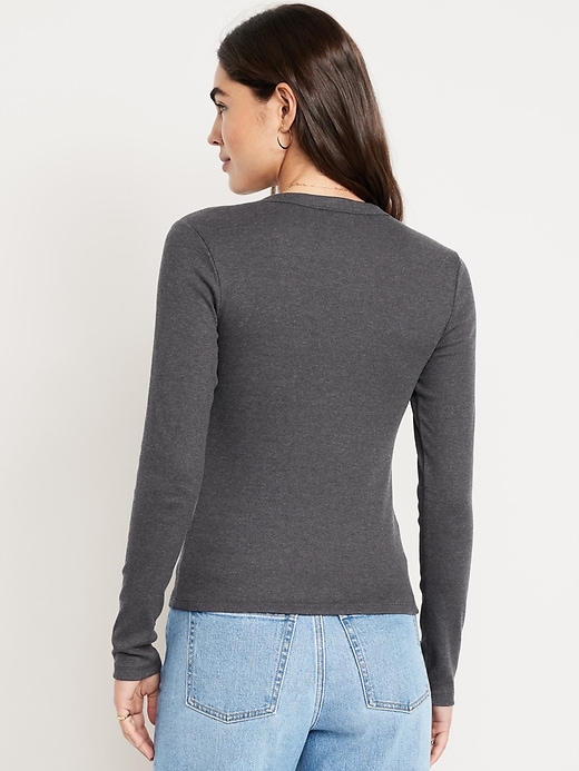 Image number 2 showing, Snug Long-Sleeve Crew-Neck T-Shirt