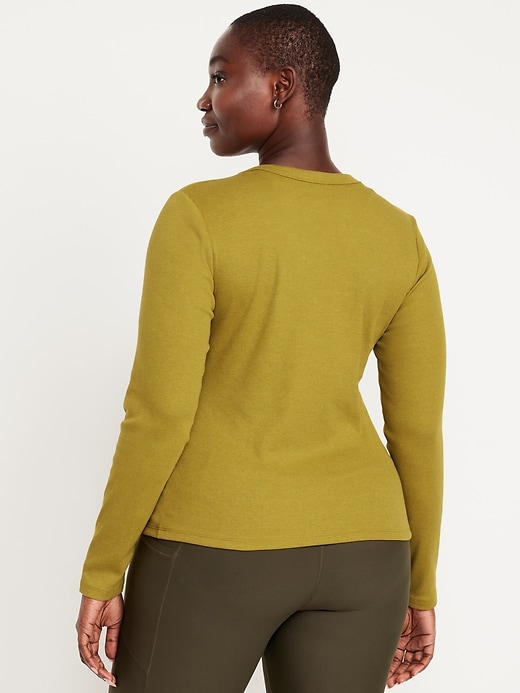 Image number 5 showing, Snug Long-Sleeve Crew-Neck T-Shirt