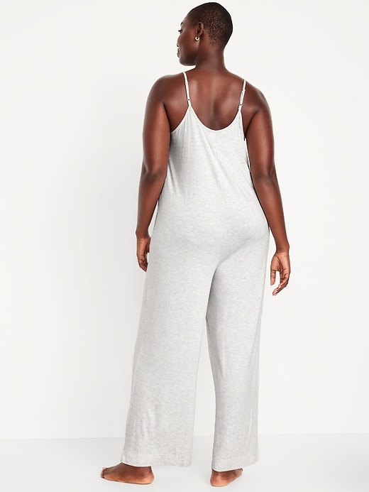 Image number 6 showing, Knit Jersey Pajama Jumpsuit