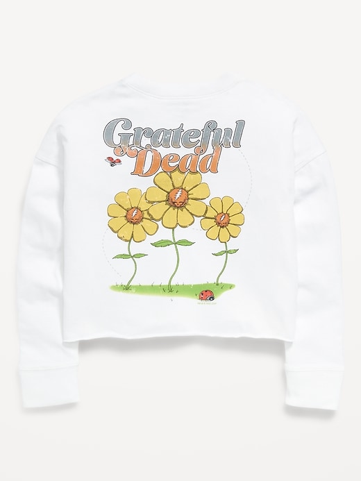 Image number 2 showing, Grateful Dead™ Long-Sleeve Cropped T-Shirt for Girls