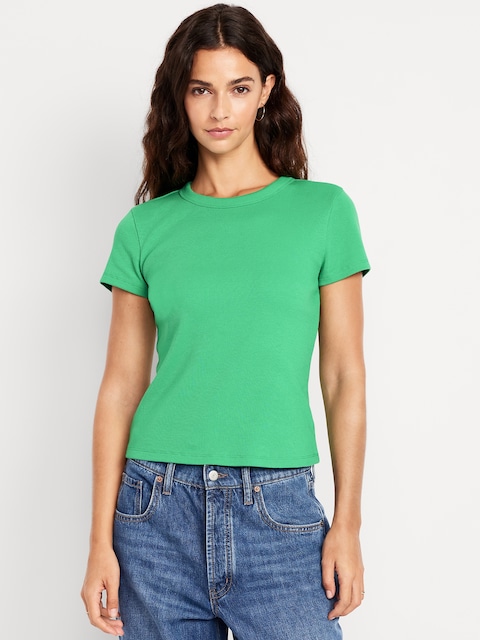 Snug Crop T-Shirt - Sea Serpent