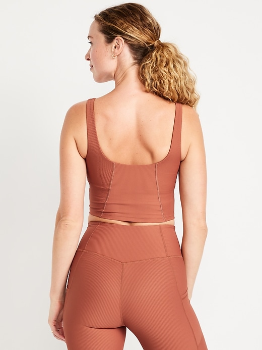Image number 8 showing, Light Support PowerSoft Rib Longline Sports Bra