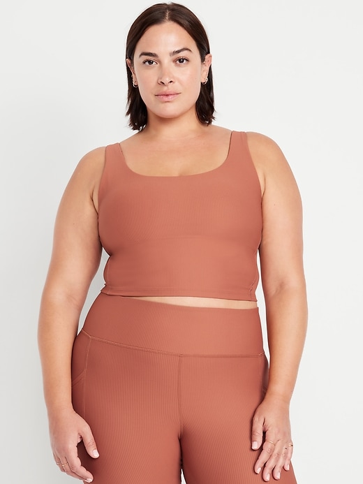Image number 7 showing, Light Support PowerSoft Rib Longline Sports Bra