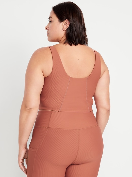Image number 8 showing, Light Support PowerSoft Rib Longline Sports Bra