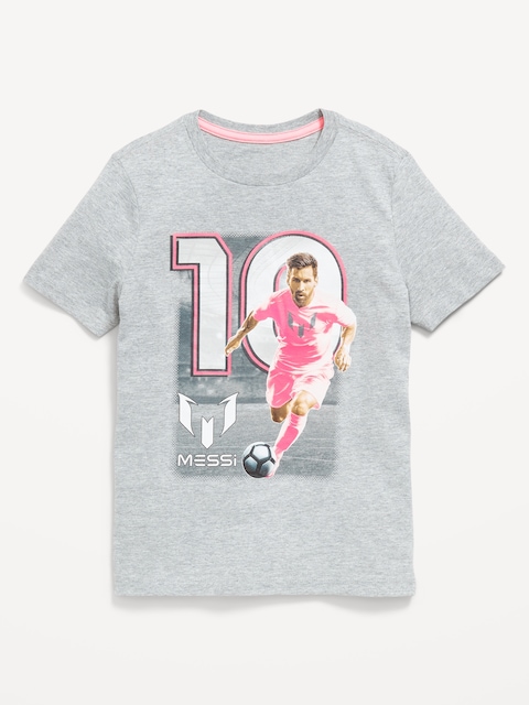 Messi™ Graphic T-Shirt for Boys - Gray