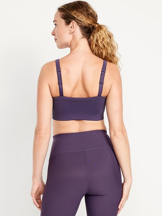 Image number 2 showing, Light Support Fluid Seamless Ribbed Sports Bra