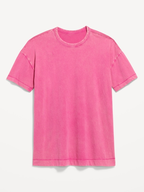 T-shirt long passe-partout surdimensionné - Flamant Rose