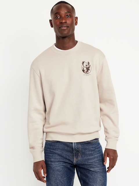 Oversized Essential Logo-Graphic Sweatshirt - A Shore Thing