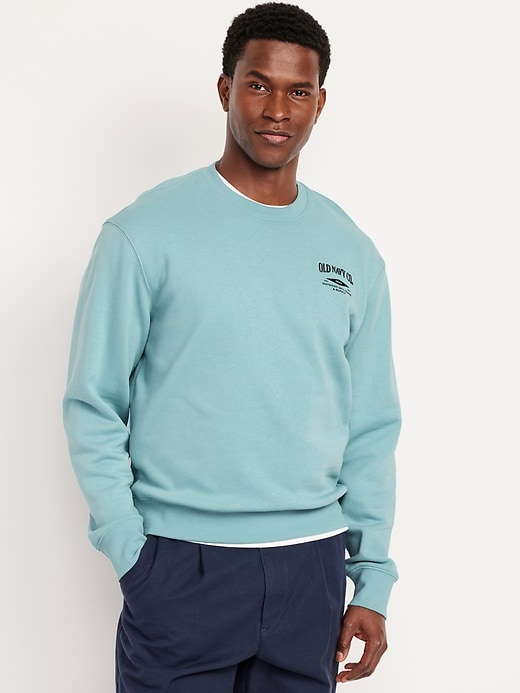 Image number 1 showing, Oversized Essential Logo-Graphic Sweatshirt