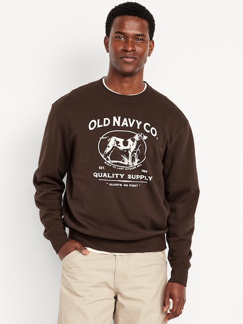Oversized Essential Logo-Graphic Sweatshirt