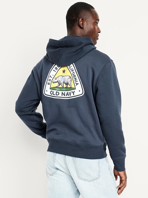 Image number 4 showing, Oversized Logo Pullover Hoodie for Men