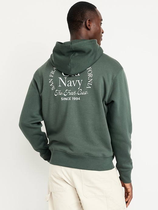 Image number 2 showing, Oversized Logo Pullover Hoodie for Men