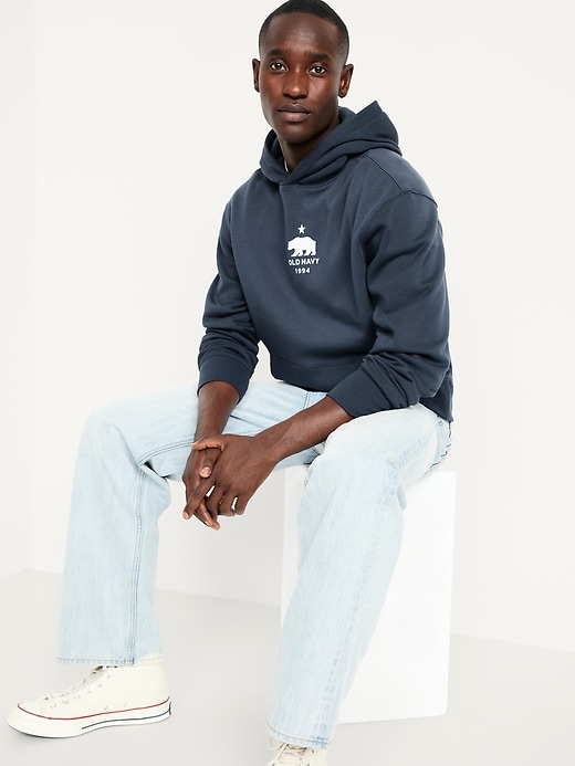 Image number 5 showing, Oversized Logo Pullover Hoodie for Men