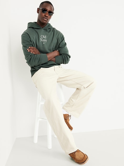 Image number 3 showing, Oversized Logo Pullover Hoodie for Men