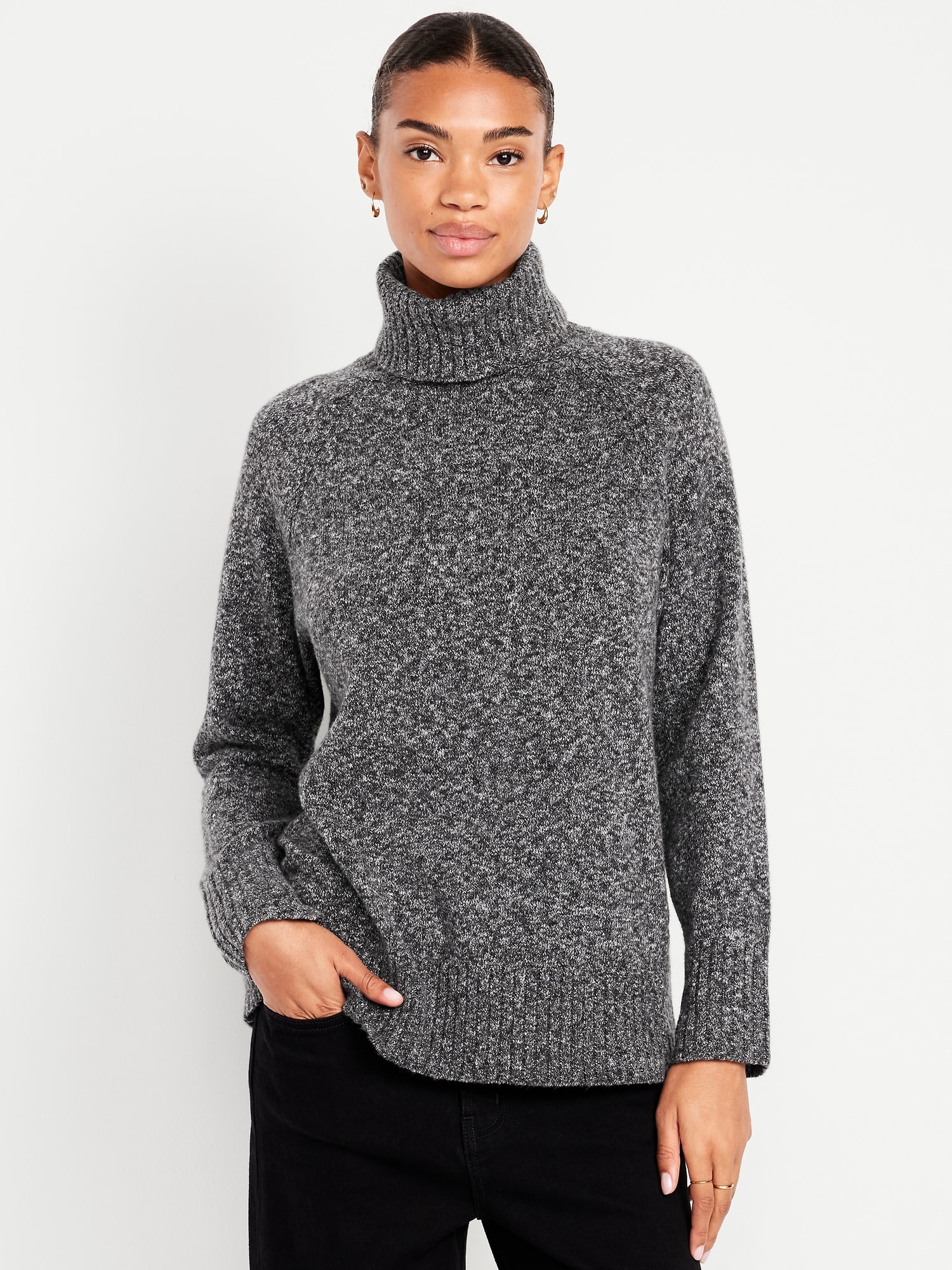SoSoft Turtleneck Tunic Sweater