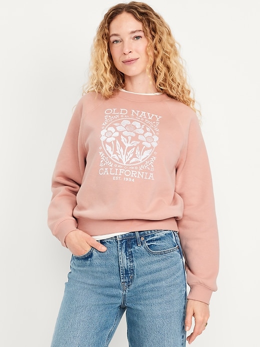 Image number 1 showing, Vintage Crew-Neck Logo-Graphic Sweatshirt