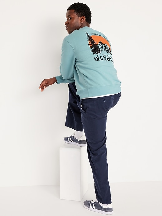 Image number 3 showing, Oversized Essential Logo-Graphic Sweatshirt