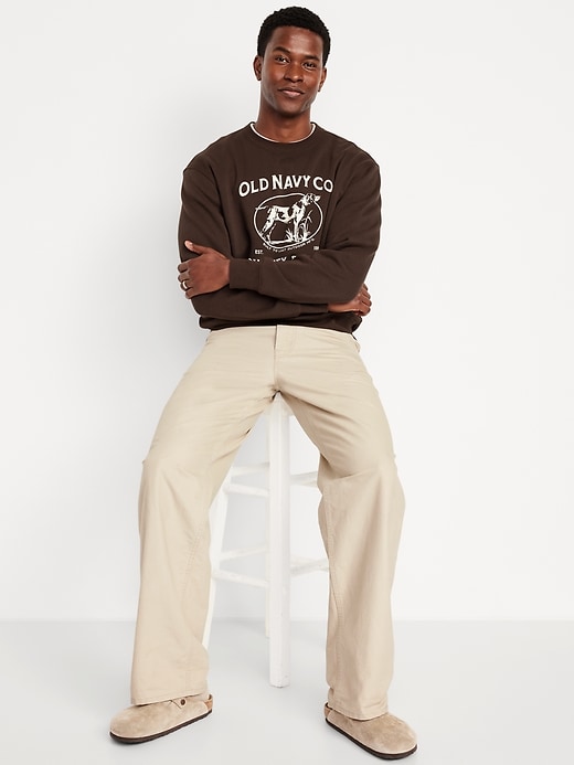 Image number 6 showing, Oversized Essential Logo-Graphic Sweatshirt