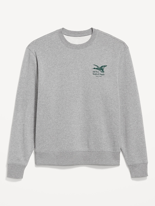 Image number 4 showing, Oversized Essential Logo-Graphic Sweatshirt
