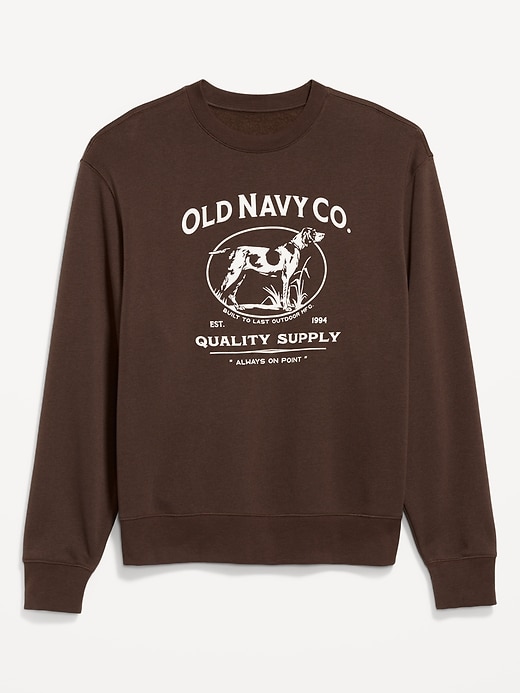 Image number 7 showing, Oversized Essential Logo-Graphic Sweatshirt