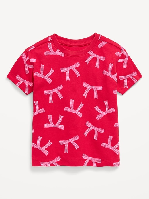View large product image 1 of 1. Printed Short-Sleeve T-Shirt for Toddler Girls