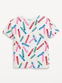 Image number 2 showing, Printed Short-Sleeve T-Shirt for Toddler Girls
