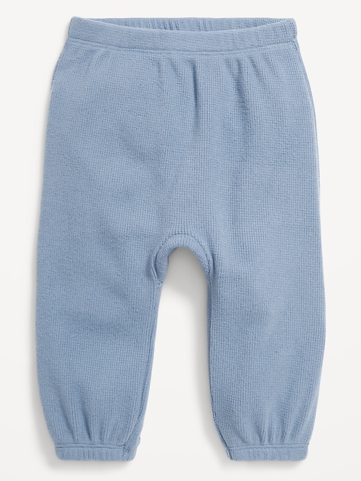 Image number 1 showing, Pull-On Cozy Thermal-Knit Jogger Pants for Baby
