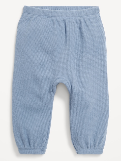 Pantalon de jogging à taille extensible en tricot gaufré pour bébé - Mont Shasta