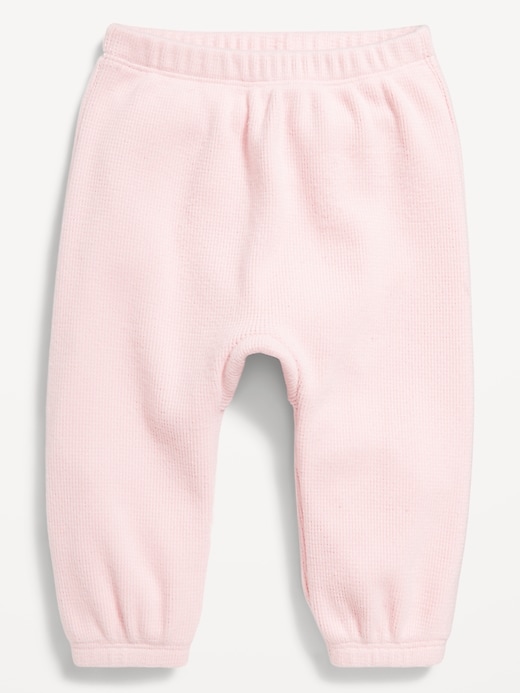 Image number 1 showing, Pull-On Cozy Thermal-Knit Jogger Pants for Baby