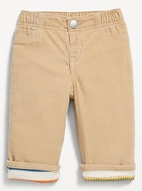 Image number 1 showing, Baggy Straight-Leg Corduroy Pants for Baby