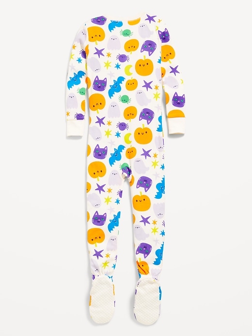 Voir une image plus grande du produit 2 de 3. Pyjama une-pièce ajusté à glissière bidirectionnelle pour tout-petit et bébé
