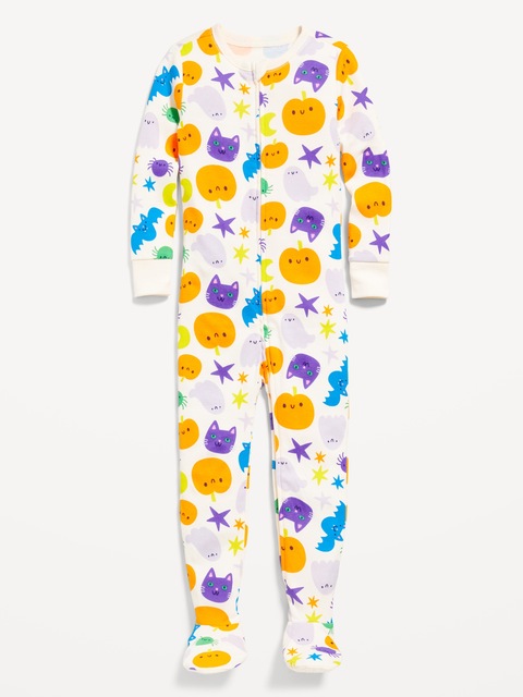 Pyjama une-pièce ajusté à glissière bidirectionnelle pour tout-petit et bébé