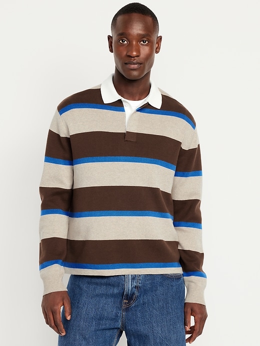 Image number 1 showing, Rugby Stripe Sweater