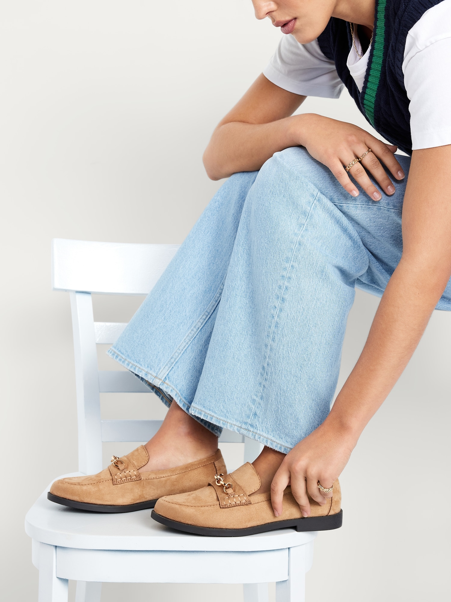 Faux-Leather Loafer