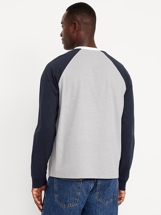 Image number 2 showing, Heavyweight V-Neck Raglan T-Shirt