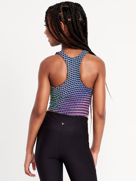 View large product image 2 of 4. PowerSoft Longline Sports Bra for Girls
