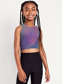 Image number 1 showing, PowerSoft Longline Sports Bra for Girls