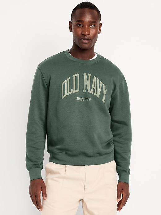 Image number 1 showing, Logo-Graphic Crew-Neck Sweatshirt