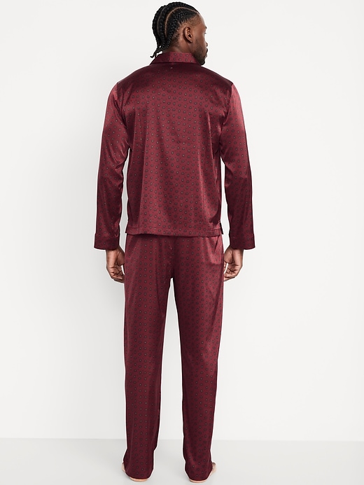 Image number 2 showing, Silk Pajama Set