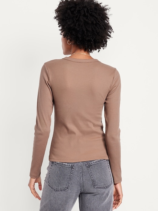 Image number 2 showing, Snug Long-Sleeve Crew-Neck T-Shirt