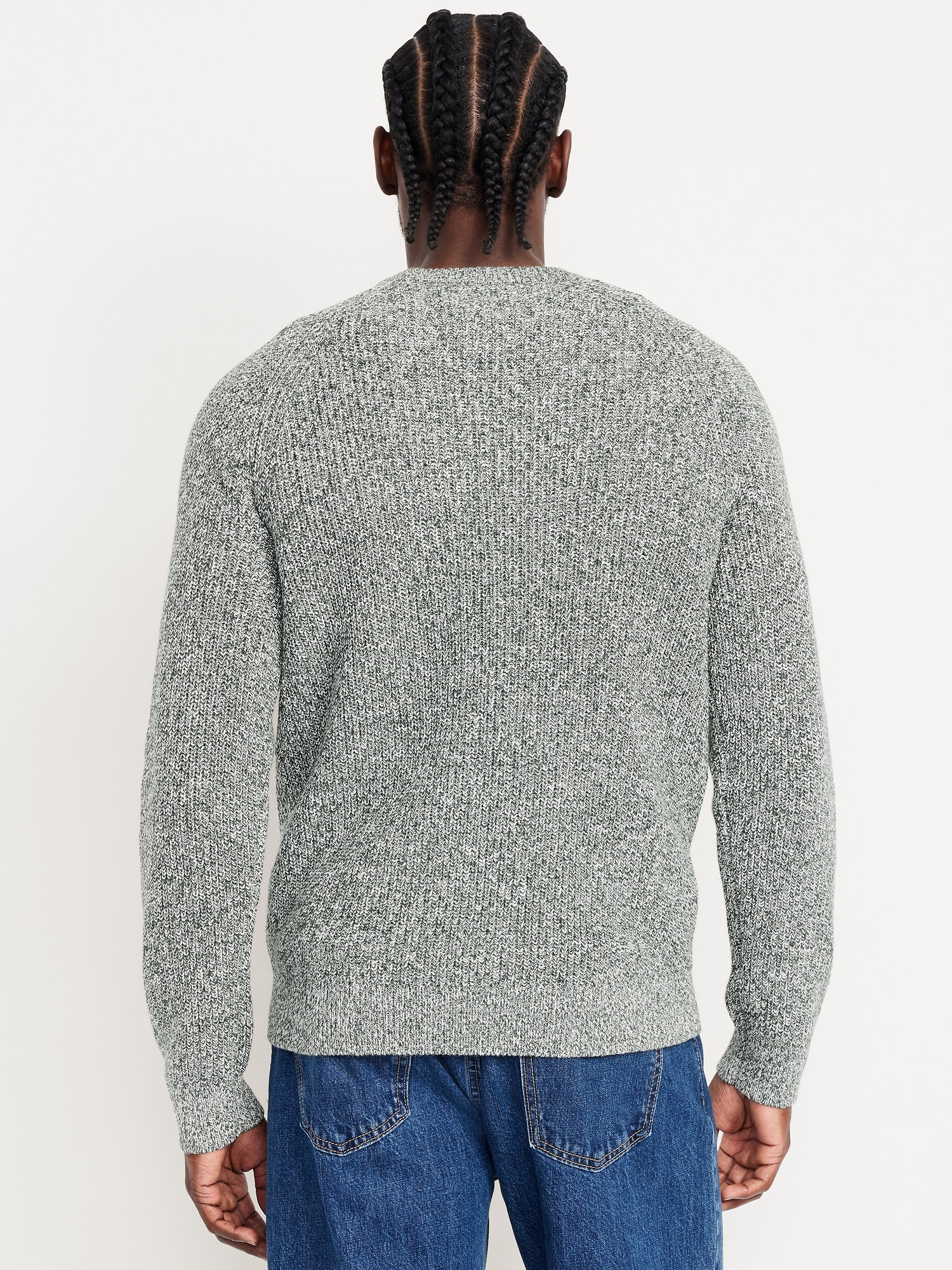TMT 　FLORIDA CREW NECK KNIT TMT FLORIDA CREW NECK KNIT Tribekka 44 men's Textured Crewneck